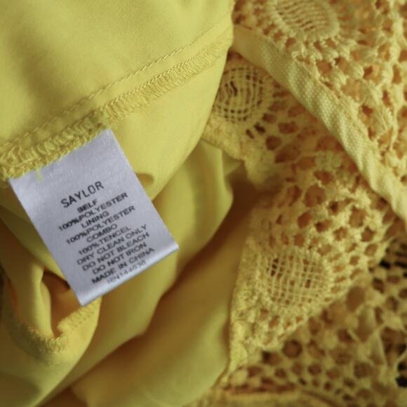 Saylor Leilani Lace Midi In Yellow Women’s Size XS - Picture 11 of 14